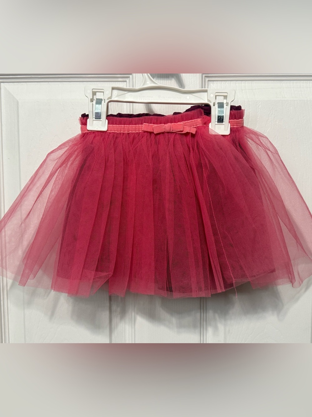 Cherokee Girls' Pink Tulle Skirt with Bow - 3T